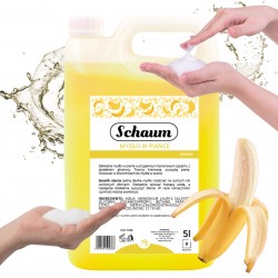 Mydło w piance banan 5L